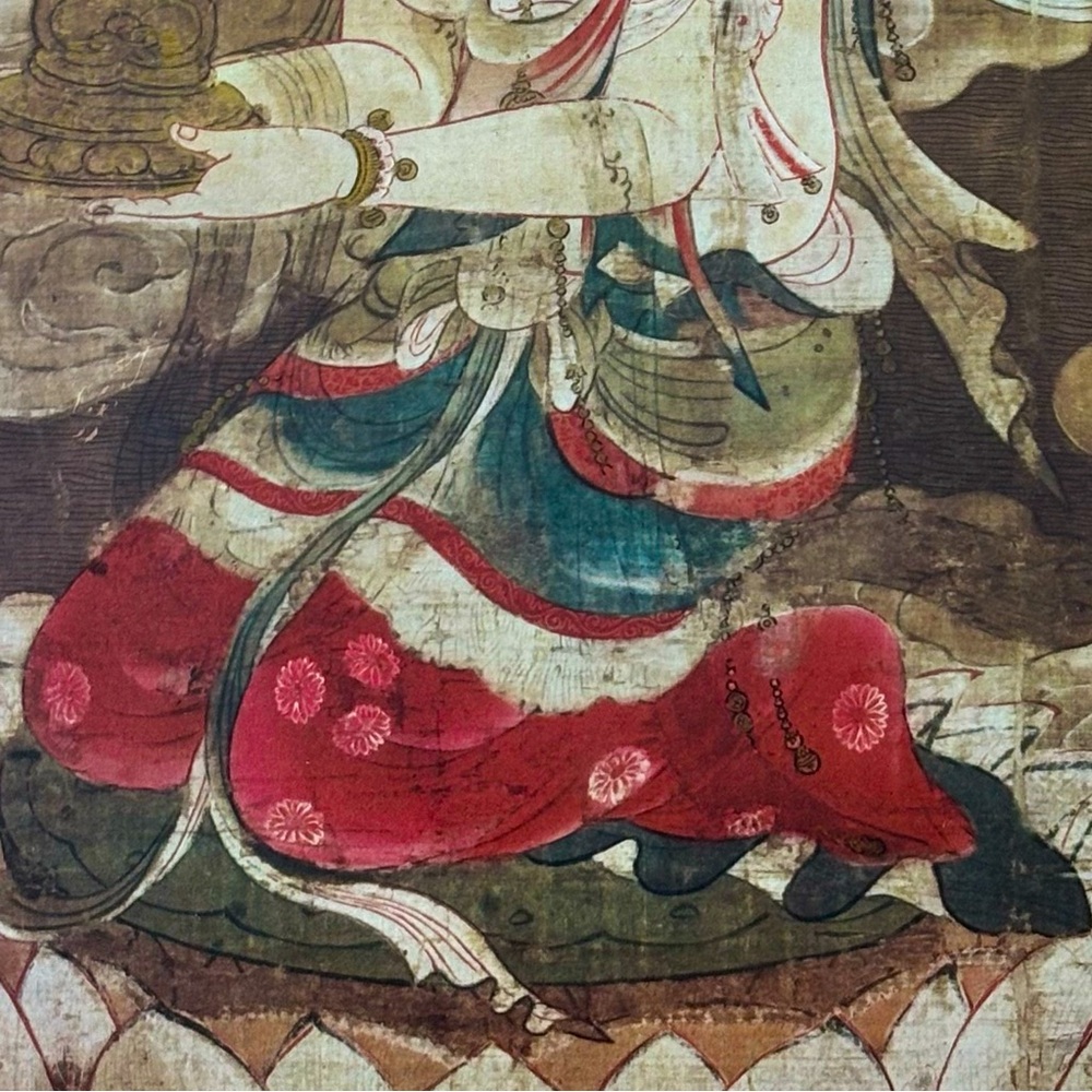 Fugen, Bodhisattva in Lotus Sutra Original Vintage Fine Art Print Poster Japan - Picture 5 of 6